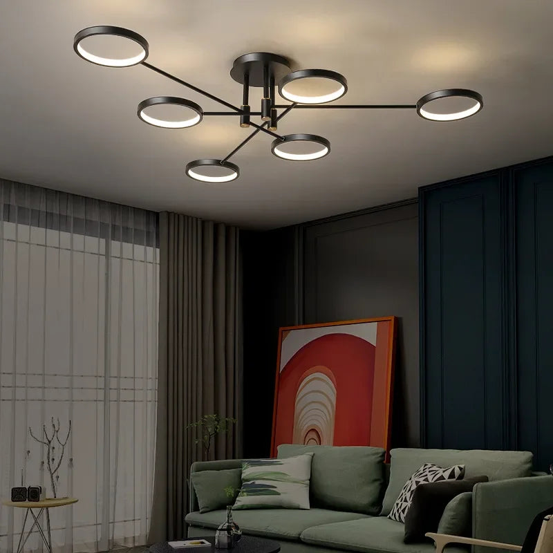 LumenElegance Modern Chandelier | Ceiling Light | LED | Modern Ceiling Lighting
