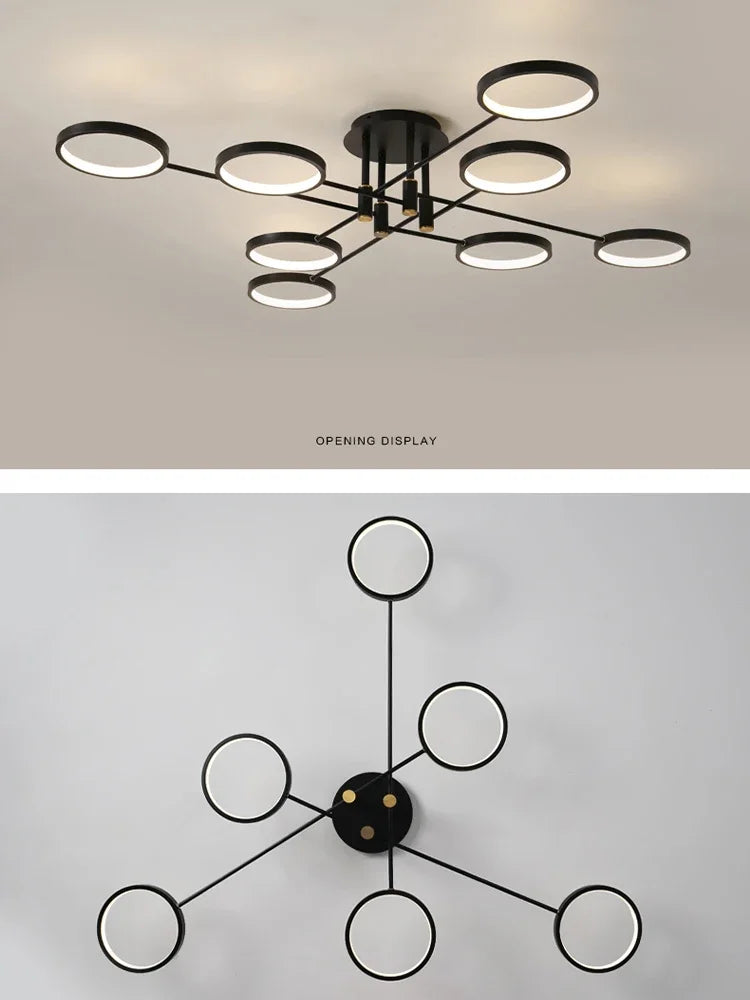 LumenElegance Modern Chandelier | Ceiling Light | LED | Modern Ceiling Lighting