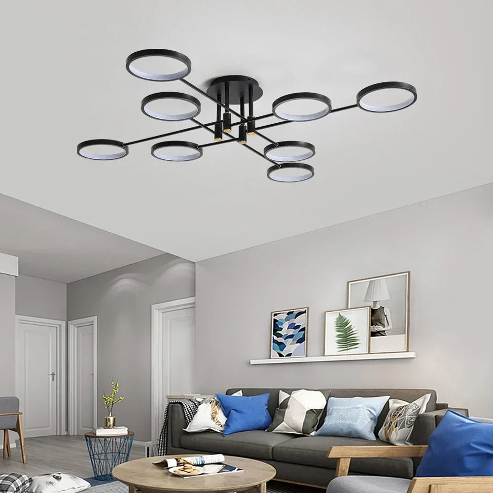 LumenElegance Modern Chandelier | Ceiling Light | LED | Modern Ceiling Lighting