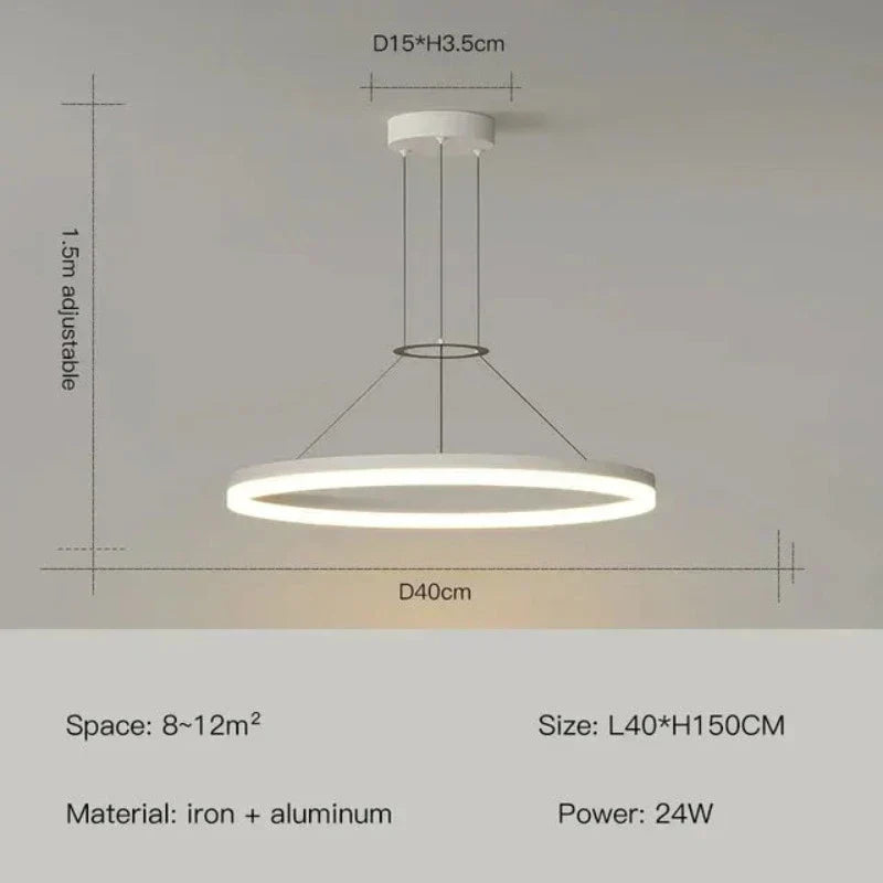 ElegantGlimmer long Modern Hanging Lamp | Lighting | LED | 260V | Premium Lighting Solution