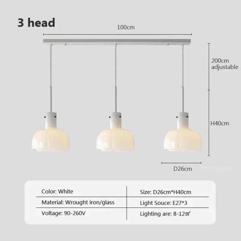 Medieval Elegance Transparent Hanging Lamp | Lighting | glass | 90-260V | Premium Lighting Solution