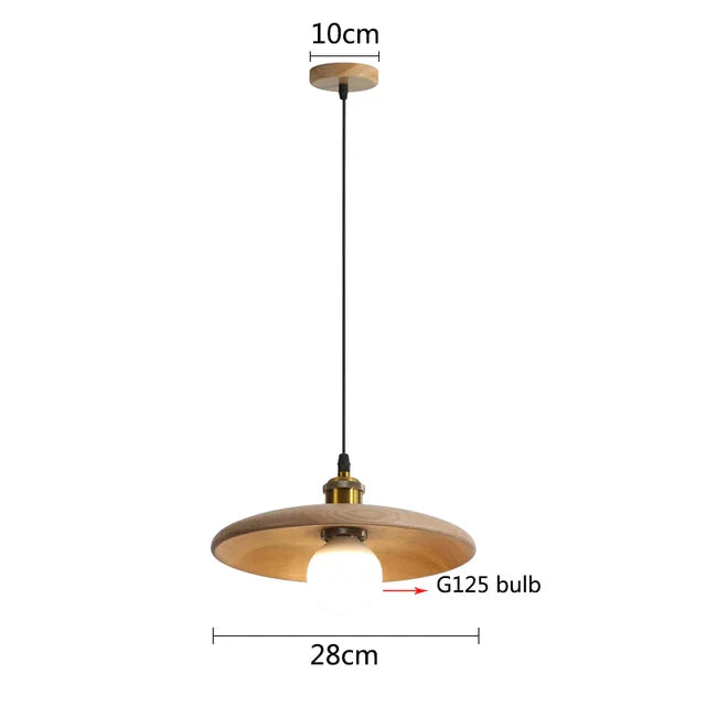 ScandiGlow Wooden Scandinavian Hanging Lamp | Lighting | wood | 265V | Premium Lighting Solution