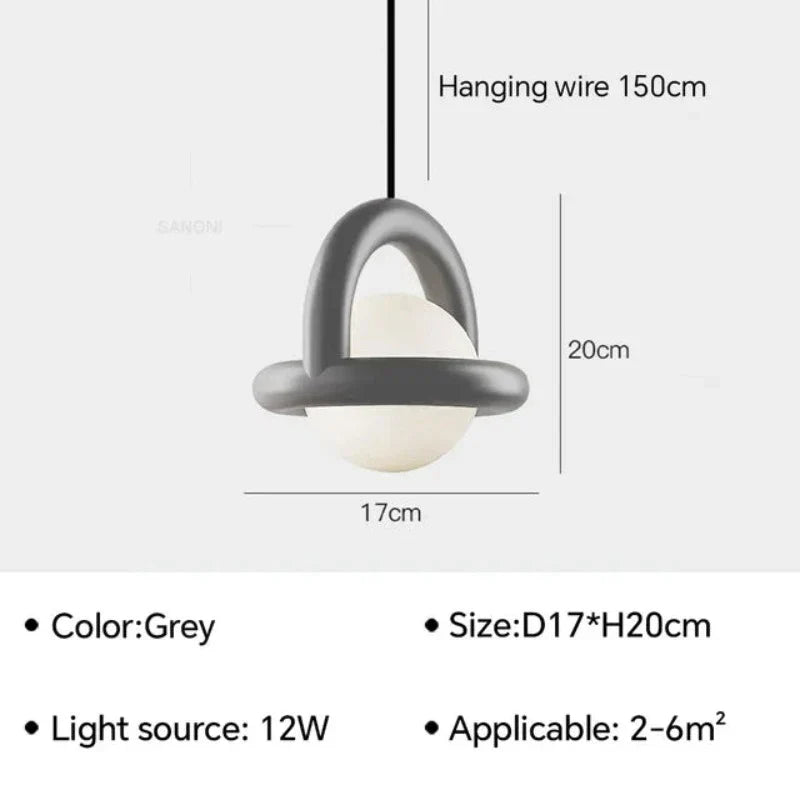 GlowSphere Radiant Hanging Lamp | Lighting | LED | 90-260V | Premium Lighting Solution