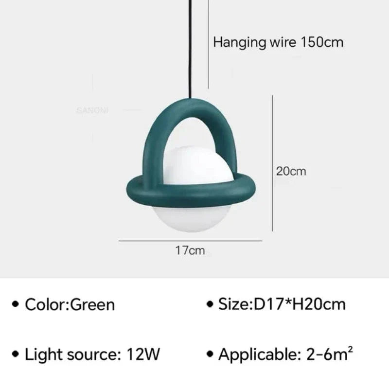 GlowSphere Radiant Hanging Lamp | Lighting | LED | 90-260V | Premium Lighting Solution