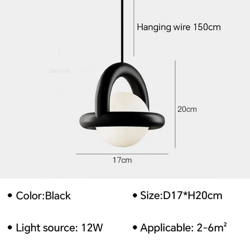 GlowSphere Radiant Hanging Lamp | Lighting | LED | 90-260V | Premium Lighting Solution
