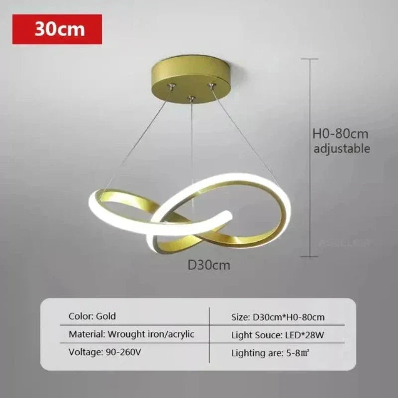 LumiWave Modern Ceiling Lamp | Lighting | LED | 90-260V | Premium Lighting Solution