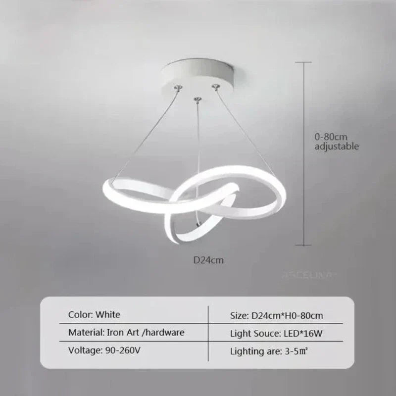LumiWave Modern Ceiling Lamp | Lighting | LED | 90-260V | Premium Lighting Solution