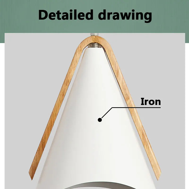 EliLicht Modern Hanging Lamp made | Lighting | LED | metal/wood | 90-260V | Premium Lighting Solution