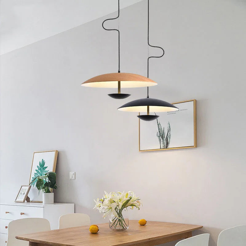 AuroraElegance Modern Hanging Lamps | Lighting | LED | acrylic/iron/wood | Premium Lighting Solution