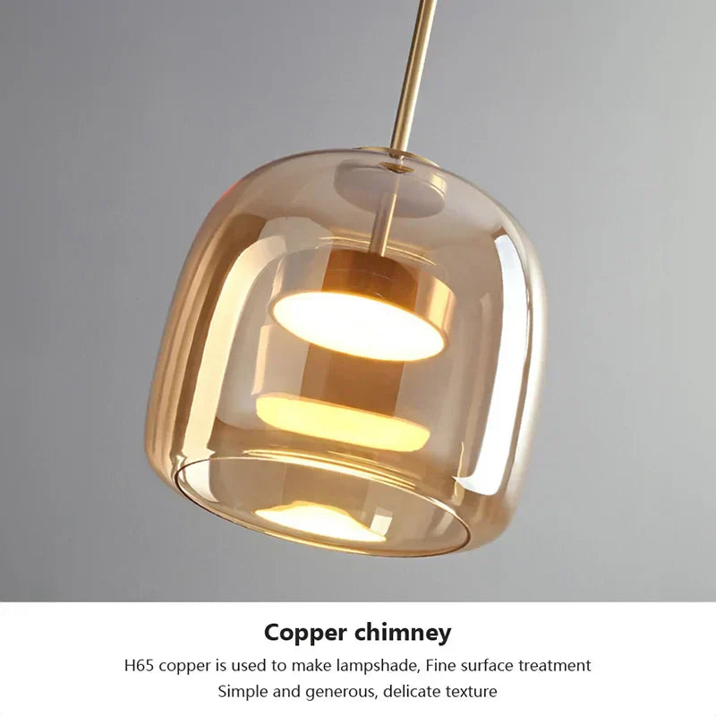 TransparentLight Minimalist Glass Hanging Lamp | Lighting | LED | glass | 90-260V | Premium Lighting Solution