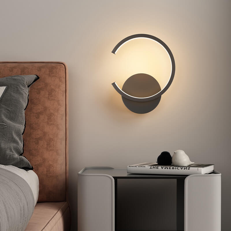 Minimalist round wall lamp | Wall Lamp | Led | Iron | Elegant Wall Illumination