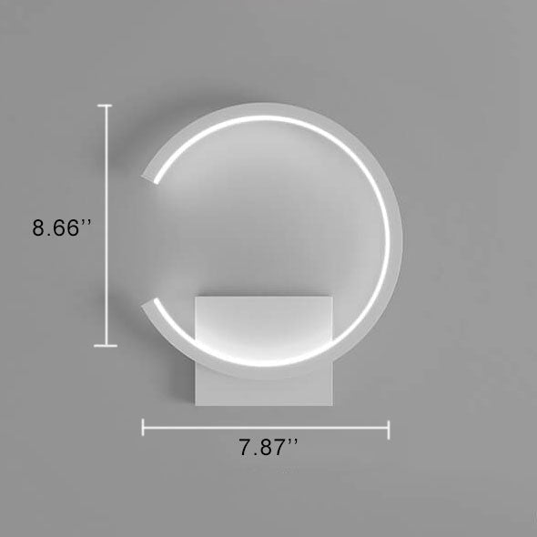 Minimalist round wall lamp | Wall Lamp | Led | Iron | Elegant Wall Illumination
