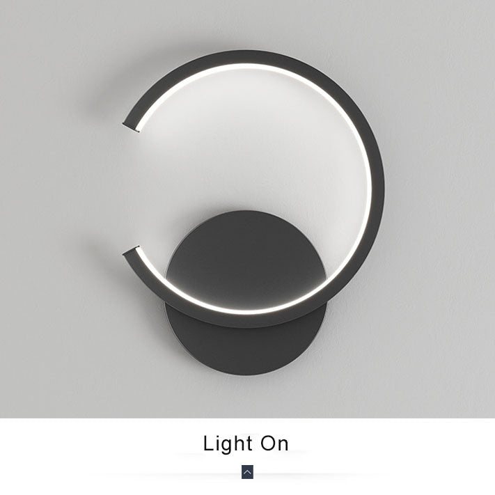 Minimalist round wall lamp | Wall Lamp | Led | Iron | Elegant Wall Illumination