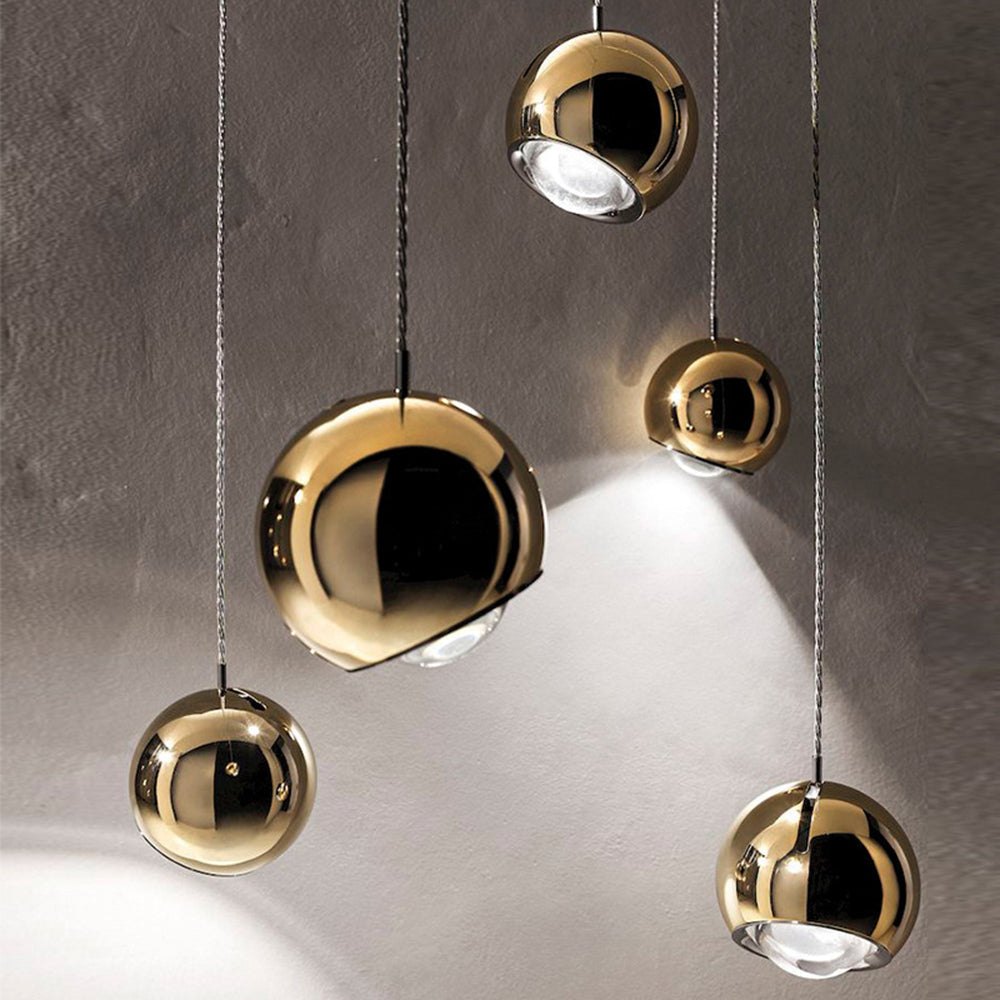Mid-century Mirror Ball Hanging Lamp | Lighting | LED | brass/copper/metal | 40W | Premium Lighting Solution
