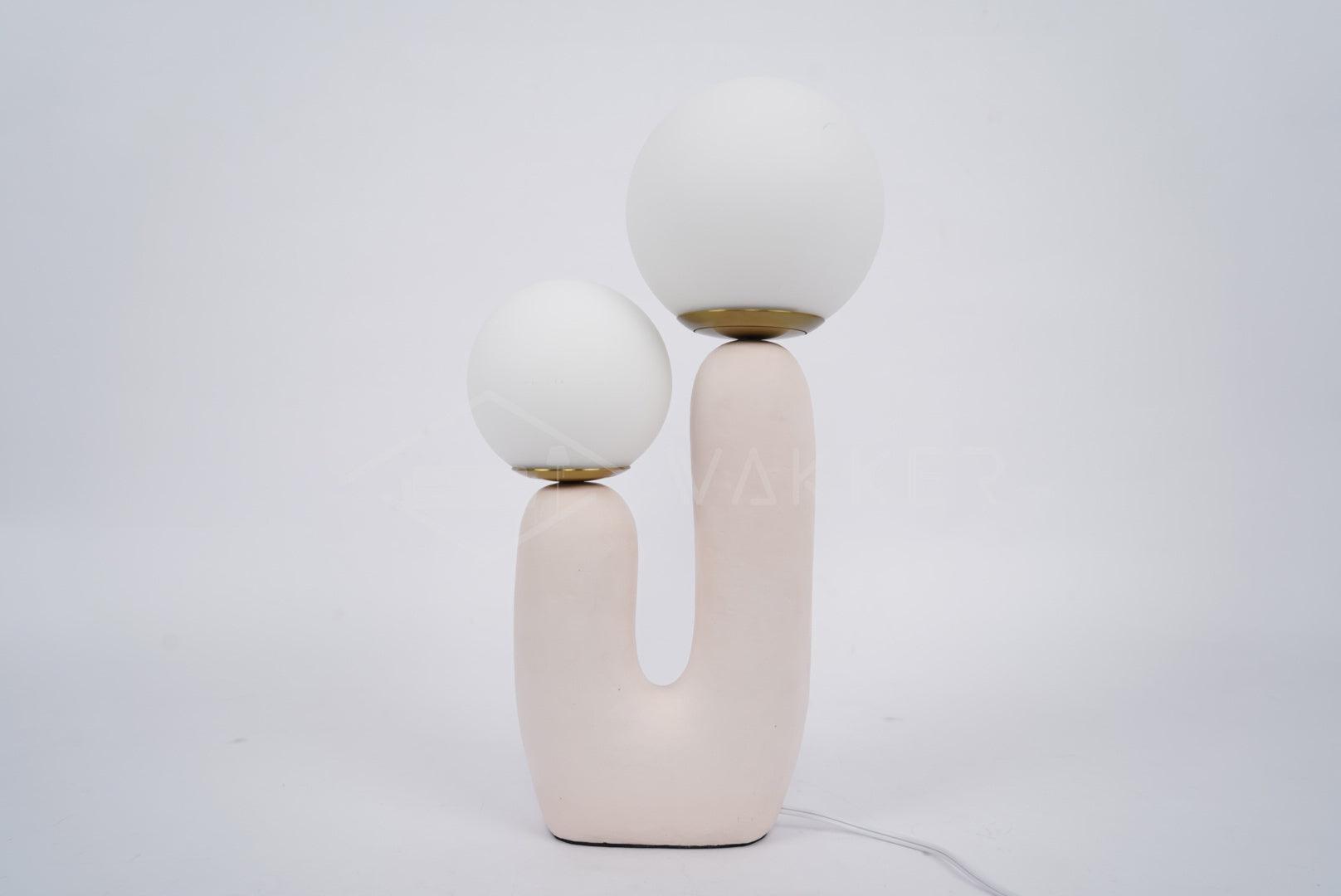 Modern Table Lamp Cactus Design | Table Lamp | LED | glass/Ceramic | 110-240V | Sleek Table Accent