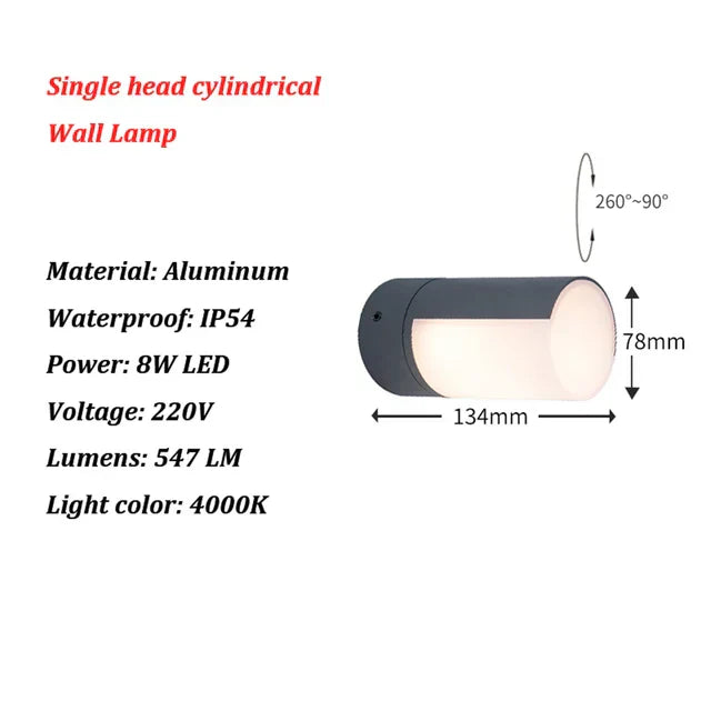 AquaGuard Waterproof Outdoor Lamp | Lighting | LED | aluminum | 85-265V | Premium Lighting Solution