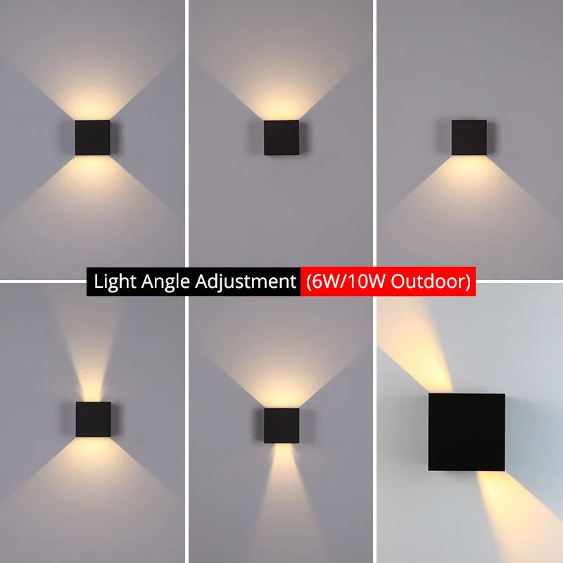 AquaShield Waterproof Outdoor Wall Lamps | Wall Lamp | aluminum | 85-265V | Elegant Wall Illumination