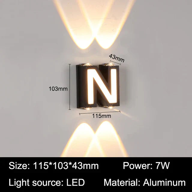 GlowLetters Outdoor lighting Letter | Lighting | LED | aluminum | 85-265V | Premium Lighting Solution