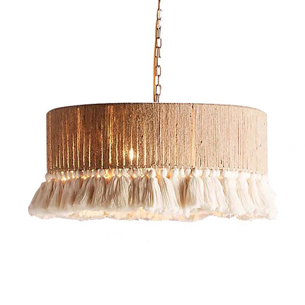 Boho Handmade Rope Round Hanging | Lighting | 110V-120V | Premium Lighting Solution
