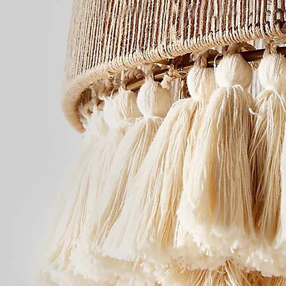 Boho Handmade Rope Round Hanging | Lighting | 110V-120V | Premium Lighting Solution