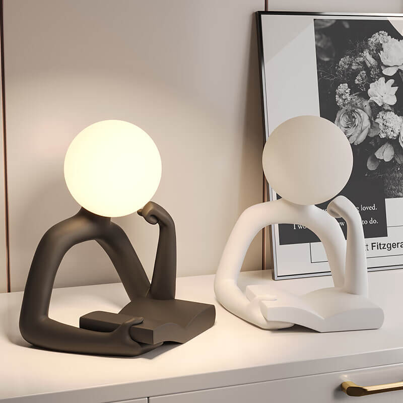 Reader Desk Lamp Ornament Elegant | Table Lamp | Warm White | Resin/plastic | 5W | Sleek Table Accent