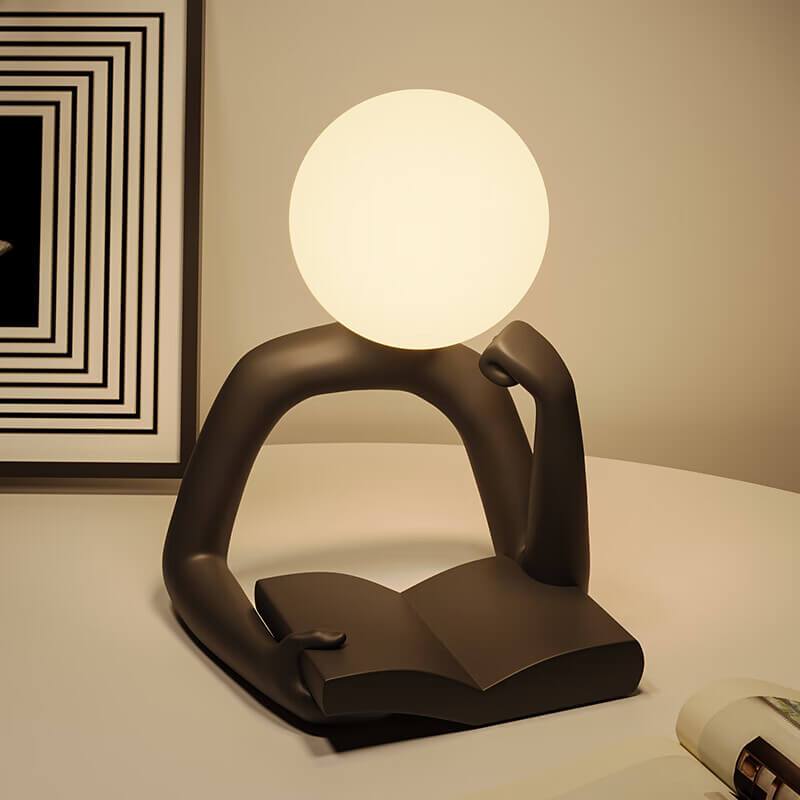 Reader Desk Lamp Ornament Elegant | Table Lamp | Warm White | Resin/plastic | 5W | Sleek Table Accent