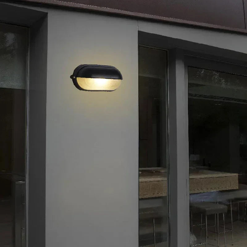 IronLicht Robust Waterproof Wall Lamp | Wall Lamp | LED | aluminum/glass | 110-240V | Elegant Wall Illumination