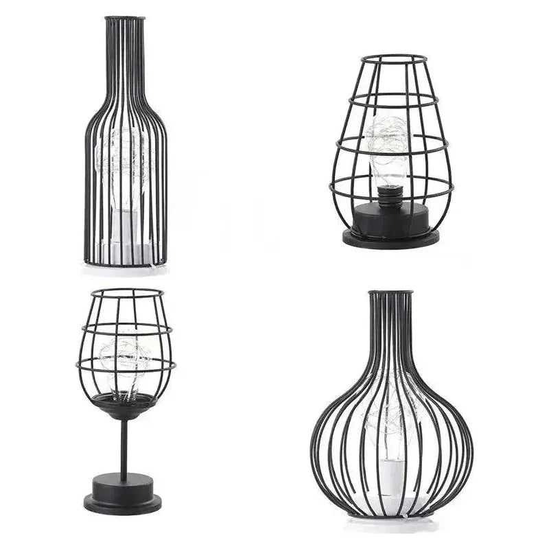 Retro Table Lamp Vintage Style | Table Lamp | LED | Warm White | plastic/Metal | Sleek Table Accent
