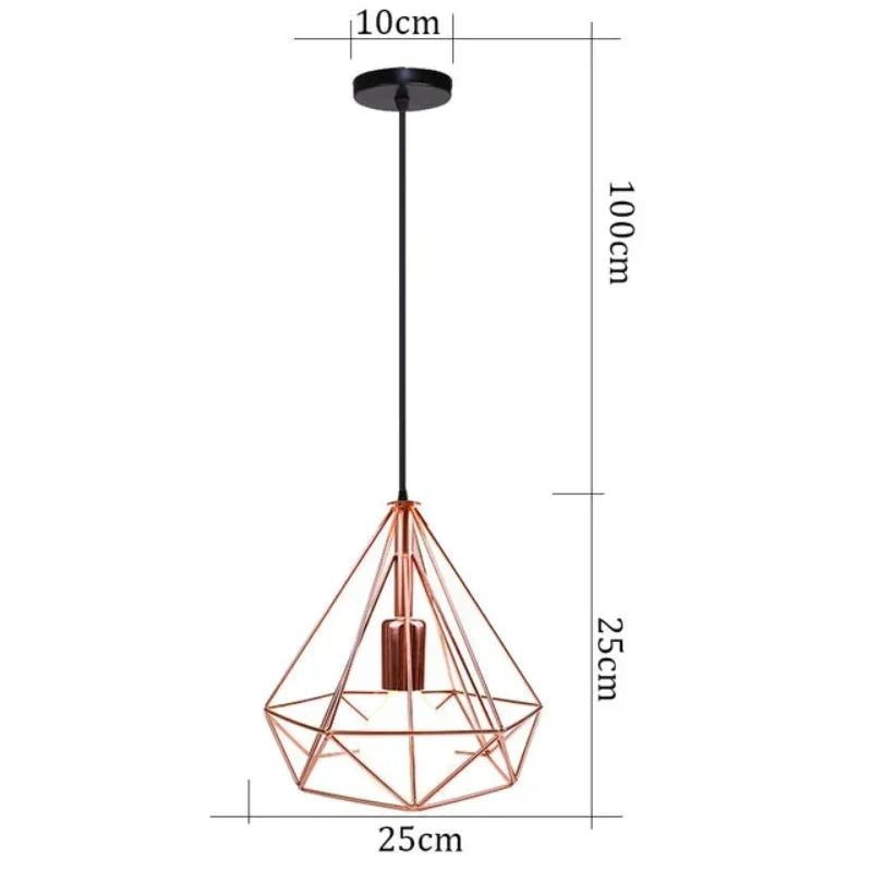 RetroLux Hanging Lamp Industrial | Lighting | LED | metal | 110-240V | Premium Lighting Solution