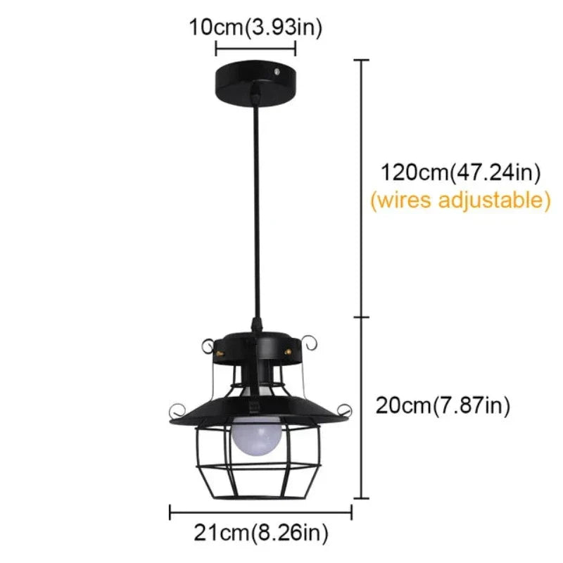 RetroCage Industrial Hanging Lamp | Lighting | LED | metal | Premium Lighting Solution