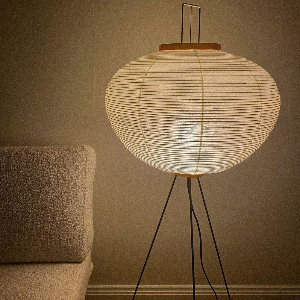 Rice paper floor lamp | Floor Lamp | LED | metal | 240v | Stylish Floor Lighting