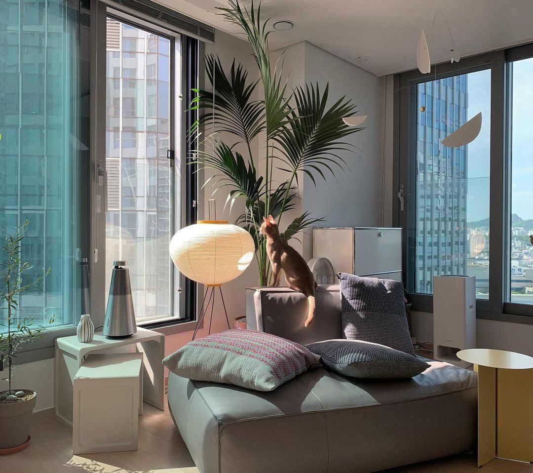 Rice paper floor lamp | Floor Lamp | LED | metal | 240v | Stylish Floor Lighting