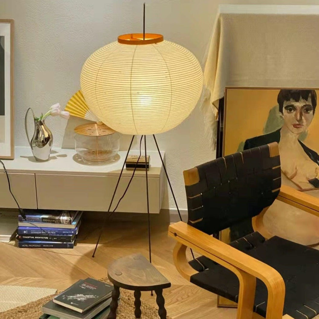Rice paper floor lamp | Floor Lamp | LED | metal | 240v | Stylish Floor Lighting