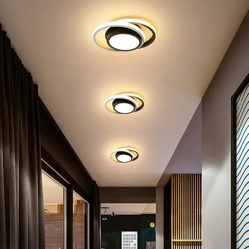 Modern Ceiling Lamp Rings Creative | Lighting | LED | warm white | acrylic/aluminum | 18W | Premium Lighting Solution