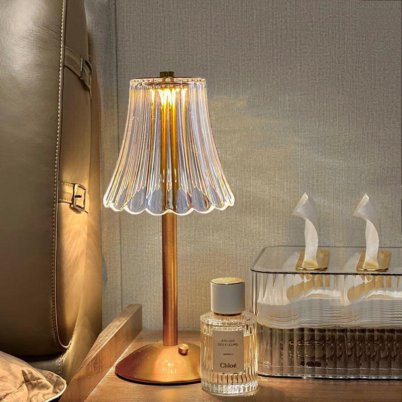 AuraGlow Table Lamp Rechargeable Lamp | Table Lamp | LED | Metal | Sleek Table Accent