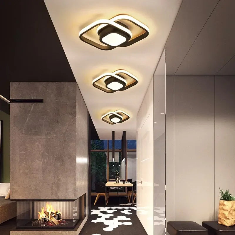 Modern Ceiling Lamp Rings Creative | Lighting | LED | warm white | acrylic/aluminum | 18W | Premium Lighting Solution
