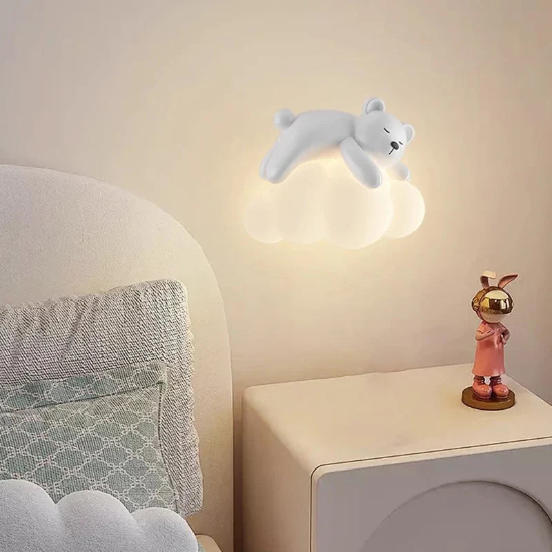 PandaLicht Cute Panda Wall Lamp | Wall Lamp | Led | Warm White | iron | 110V - 240V | Elegant Wall Illumination