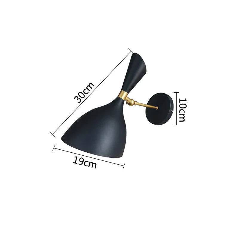 LoftLicht Bedroom Bedside Lamp Industrial | Wall Lamp | Led | iron | 85V - 265V | Elegant Wall Illumination