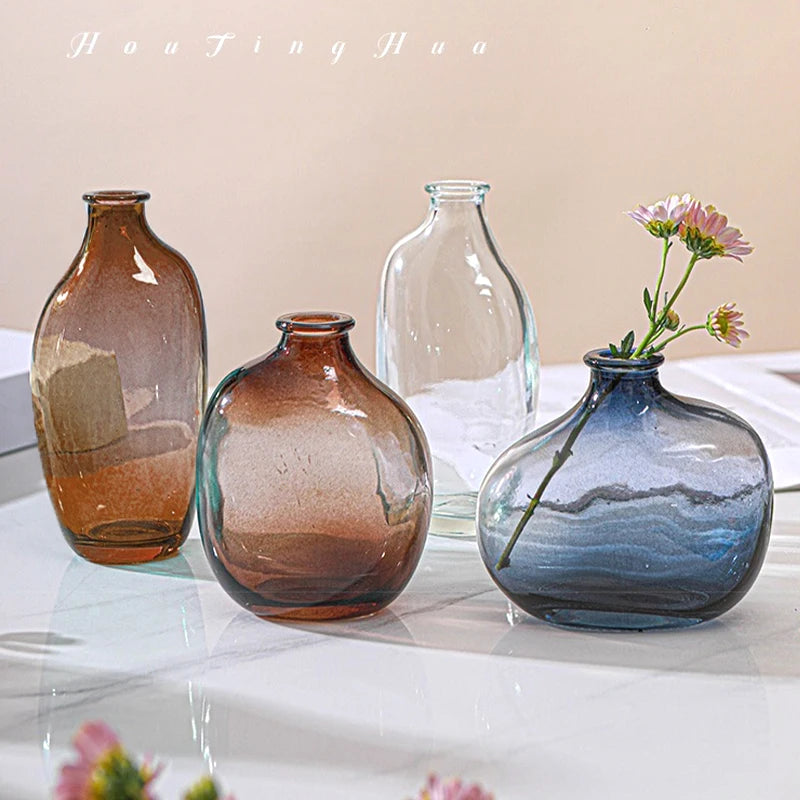 Retro Glass Flower Vase Home Decoration | Vase | glass | Elegant Home Decor