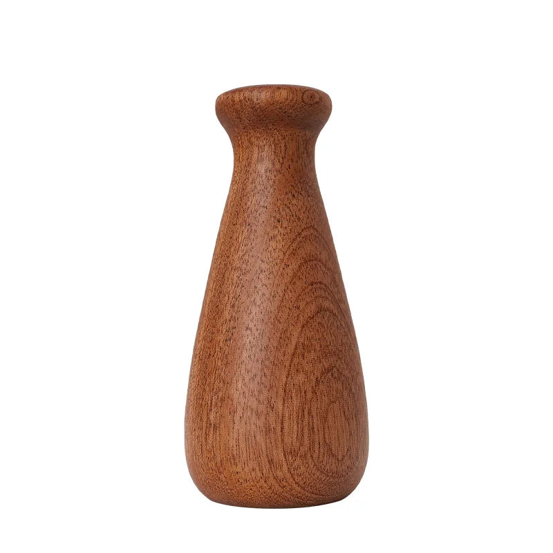 Classic Hourglass Wooden Vase Hand-Made Timeless | Vase | wood | Elegant Home Decor