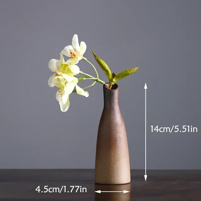 Minimalist Bud Vase Petite Sandstone Vase | Vase | ceramic | Elegant Home Decor