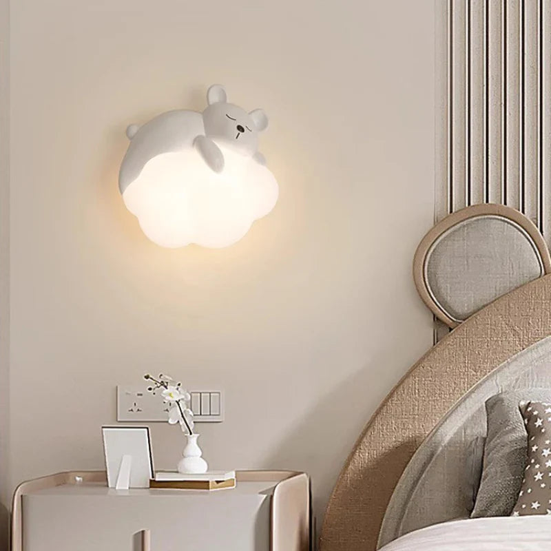 PandaLicht Cute Panda Wall Lamp | Wall Lamp | Led | Warm White | iron | 110V - 240V | Elegant Wall Illumination