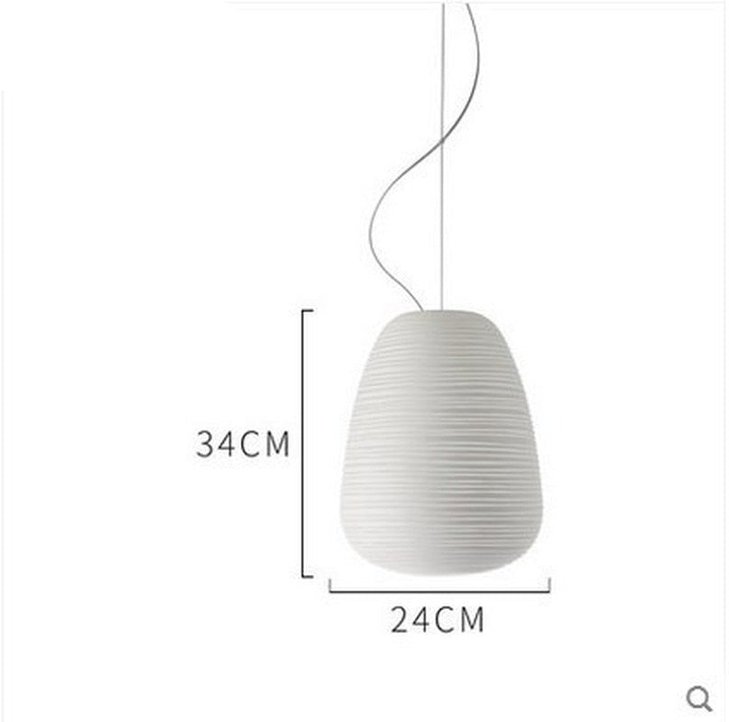 Contemporary Snow White Glass Hanging | Lighting | glass/metal | Premium Lighting Solution