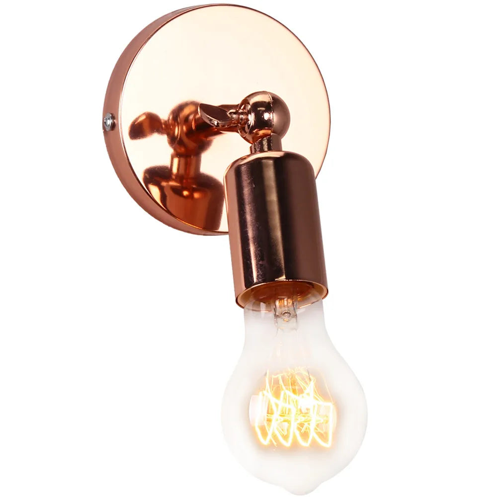 IndustrialBronze Adjustable Retro Wall Lamp | Wall Lamp | iron/metal | 60W | 90V - 240V | Elegant Wall Illumination