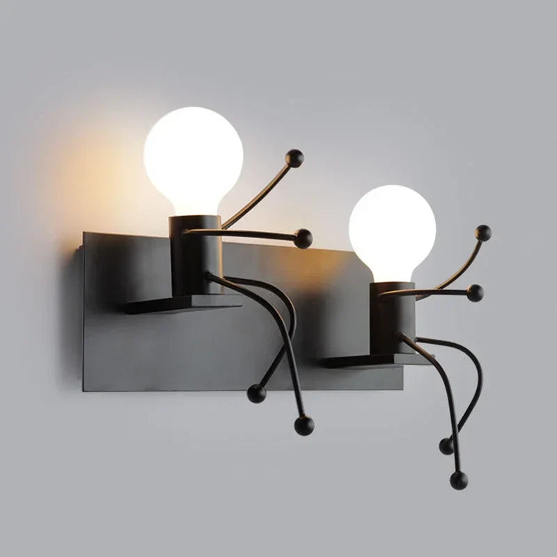 RobotLight Modern Sconce Children's Rooms | Wall Lamp | Led | metal | 85V - 265V | Elegant Wall Illumination