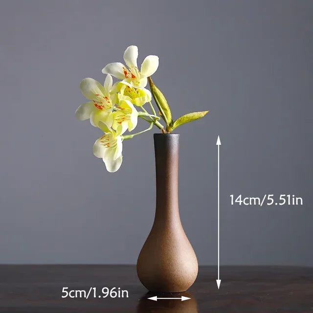 Sandstone Accent Vase Small Modern Ceramic | Vase | ceramic | Elegant Home Decor