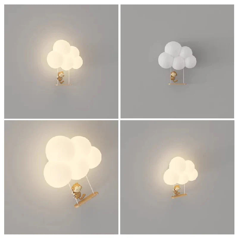 CloudLight Wall Lamp Children's Room | Wall Lamp | Led | iron | 240V | Elegant Wall Illumination