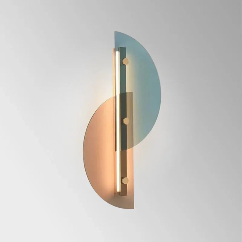 LichtBoog Wall Lamp Glass Hemisphere | Wall Lamp | Led | glass/iron | 90V - 260V | Elegant Wall Illumination