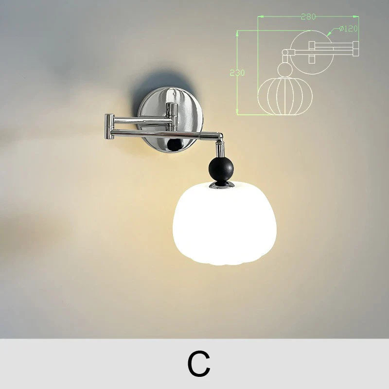 TelescopicLamp Telescopic Bedside Lamp Reading | Lighting | iron/wood | 60W | 90V - 240V | Premium Lighting Solution