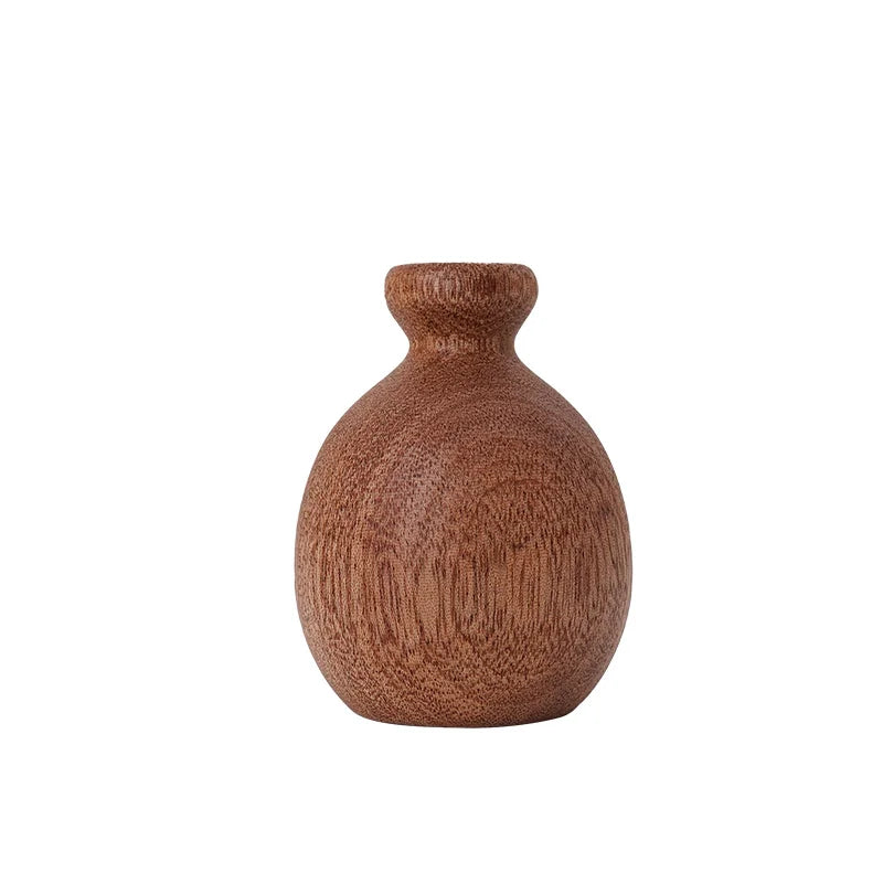 Elegant Bulb Small Vase Hand-Made Perfect | Vase | wood | Elegant Home Decor